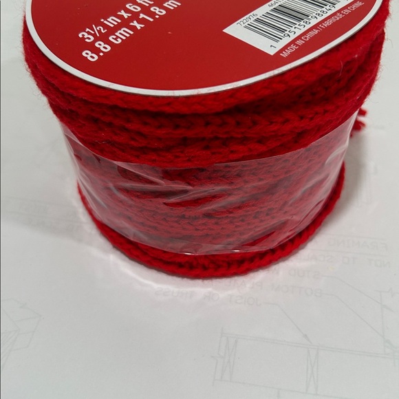 Red Craft Ribbon - Picture 2 of 4